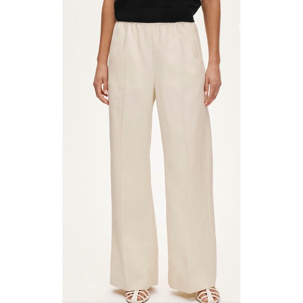NWT J. Crew Sz S petite Cosmo pant in Gramercy linen blend $148 *flaw - Picture 6 of 13